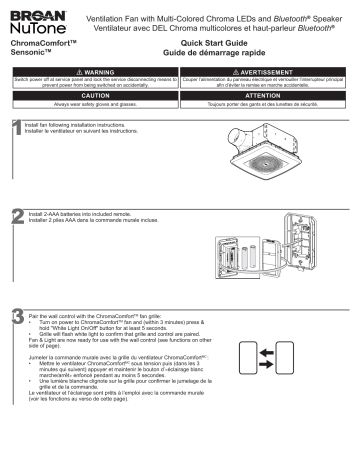 Broan-NuTone SPKN110RGBL Sensonic Series 110 CFM Ceiling Bathroom ...
