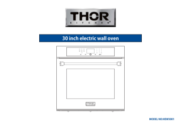 Thor Kitchen HEW3001 30 in. Single Electric Wall Oven Installation Guide | Manualzz