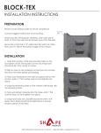 SHAPE PRODUCTS MW5036-60 50 in. W x 36 in. D x 60 in. H Block-Tex Fiberglass Egress Window Well (Sandstone) Installation instructions