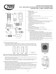 Premier Lock KL04 Satin Chrome Mechanical Push-Button Heavy-Duty Keyless Entry Lock Installation instructions