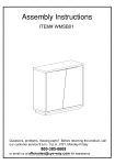 WMSB01 Cabinet Assembly Instructions + AI Chat &amp; PDF Download