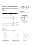 SAFAVIEH FOX4515A Abella Silver End Table Instructions