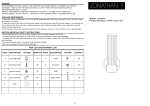 JONATHAN Y JYL3537A Cecil 6 in. 1-Light Tall Chrome Cylinder Iron/Striped Glass Modern Mid-Century LED Vanity Light Instructions