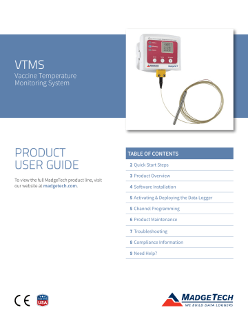 MadgeTech VTMS User Guide | Manualzz