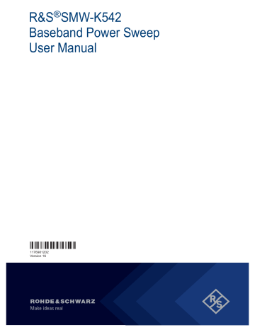 4 Application Example. Rohde&Schwarz SMW200A | Manualzz