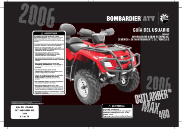 2006 CAN AM OUTLANDER 400 SERVICE MANUAL PDF visual data 8