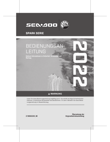 Sea-doo SPARK Series 2022 Bedienungsanleitung | Manualzz