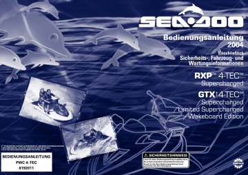 Sea-doo RXP 2004 Bedienungsanleitung | Manualzz