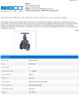 NIBCO NHB300L F-669 8 in. Cast Iron Full Port Flanged Gate Valve Specification