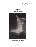 Avery Weigh-Tronix ZQ375 Manual de usuario