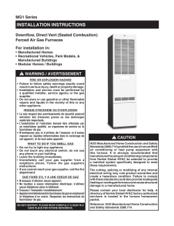 Intertherm MG1E - Installation guide, Manual, Product information, User  manual | manualzz.com