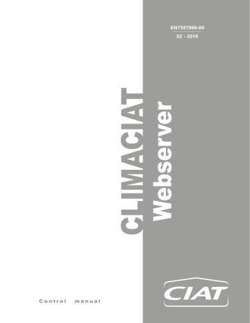 Ciat CLIMACIAT AIRTECH Manual | Manualzz