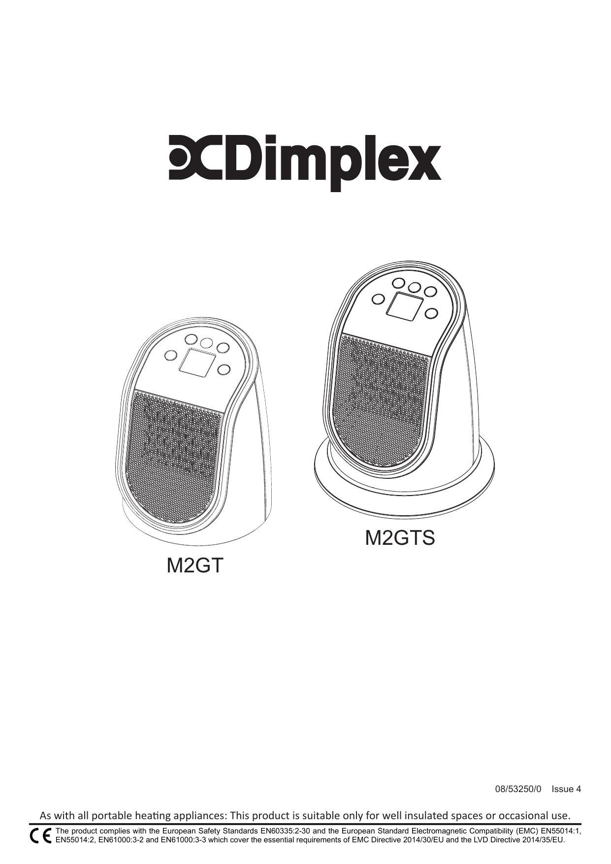Dimplex M2GTS M Series Ceramic Fan Heater Instruction manual | Manualzz