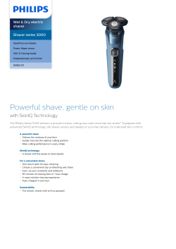 Shaver series 5000 Wet & Dry electric shaver S5582/20