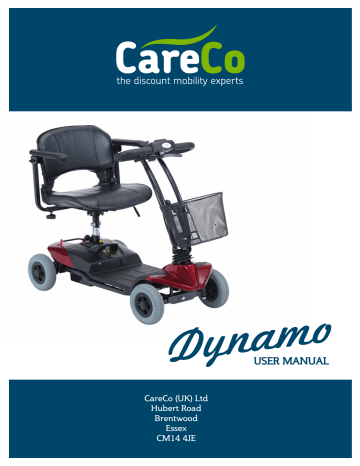 CareCo MS01064 Dynamo Travel Mobility Scooter Owner's Manual | Manualzz