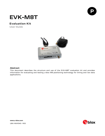 U-blox EVK-M8T User Guide | Manualzz