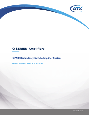 ATX QPAIR Redundant Amplifier System User Manual | Manualzz