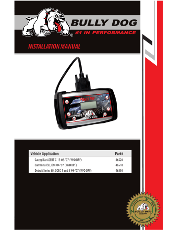 Bully Dog Power Pup Installation Manual | Manualzz