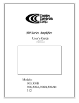 Copley Controls Corp. 303, 303B, 306, 306A, 306AB, 306B, 312 User Manual