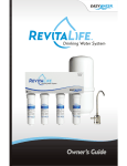 EasyWater RevitaLife Owner's Manual