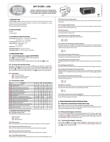 Full Gauge Controls MT-512Ri LOG Manual | Manualzz