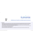 eversense CGM Sensor Insertion And Removal Instructions