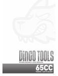 Dingo Tools 65CC Downloadable User Manual