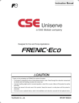 CSE Universe FRN37F1?-2J, FRN45F1?-2J Instruction Manual
