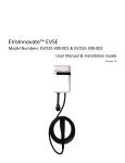 EVoCharge EVoInnovate EVO32-300-001 User Manual &amp; Installation Manual