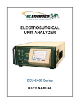 BC Biomedical ESU-2400, ESU-2400H User Manual