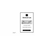 General Lee 11181704 Owner's Manual