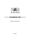 Alacron FASTIMAGE 1300 Integration Manual