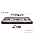 Crumar Seven User Manual