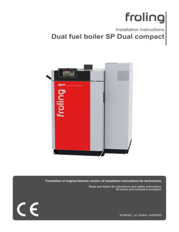 Froling SP Dual compact Installation Instructions | Manualzz