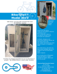 American Bicycle Security Company Bike-Shell&trade; 301V Bicycle Locker Specifications and Assembly Instructions