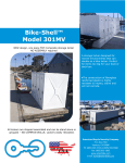 American Bicycle Security Company Bike-Shell&trade; 301MV STORAGE Locker Specifications and Assembly Instructions