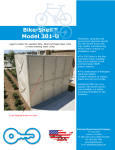 American Bicycle Security Company Bike-Shell&trade; 301-U *UPPER* Bicycle Locker Specifications and Assembly Instructions