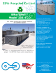 American Bicycle Security Company Bike-Shell&trade; 301-ECO Specifications and Assembly Instructions