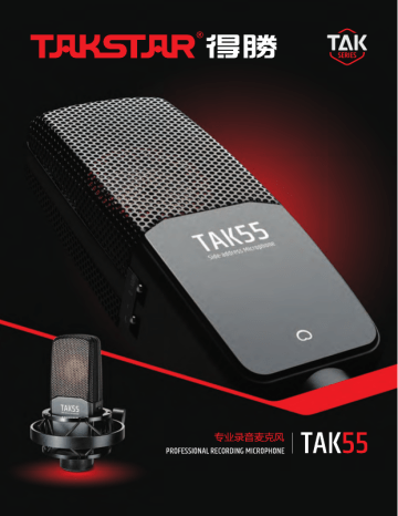 Takstar TAK55 Professional Recording Microphone User Manual | Manualzz
