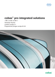 Roche cobas pro SSU - Reference guide, User Guide