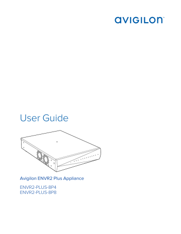 Avigilon ENVR2 PLUS Installation Guide | Manualzz