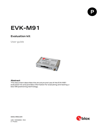 U-blox EVK-M91 User Guide | Manualzz