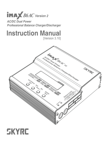 SkyRC iMAX B6AC V2 Charger Instruction manual | Manualzz