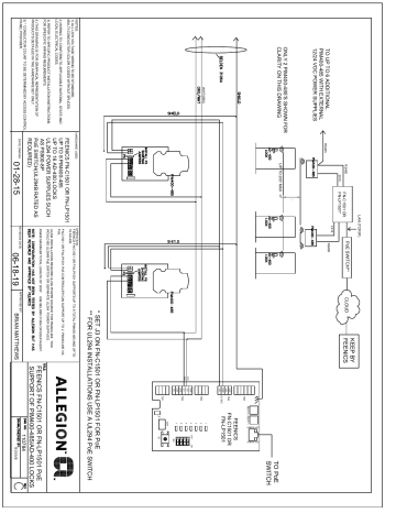 Schlage AD-400 Feenics FN C1501 RS485 Wiring Diagram | Manualzz