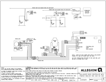 Schlage Gallagher 6000 Controller 产品信息 | Manualzz