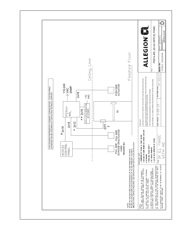 Von Duprin PS914 -4RL AS AO Wiring Diagram | Manualzz