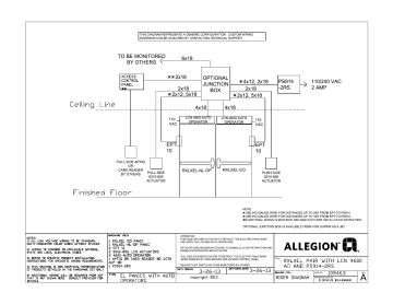 Von Duprin System Components RXLXEL Pair Wiring Diagram | Manualzz