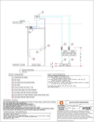 Schlage 2055C Wiring Diagram | Manualzz