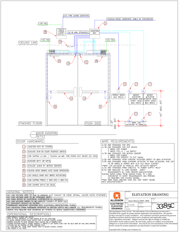 Von Duprin Model3385C Wiring Diagram | Manualzz