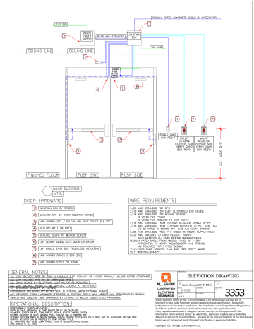 Von Duprin 3353 Wiring Diagram | Manualzz